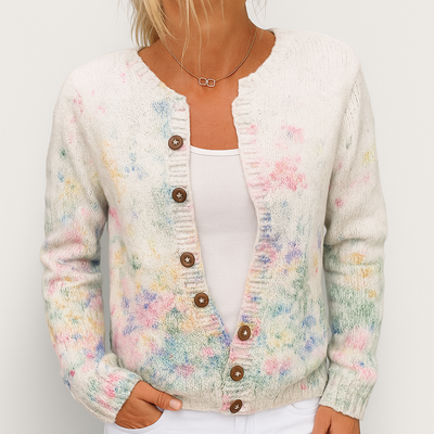 Alina | Women's Floral Knit Cardigan | Versatile Fit