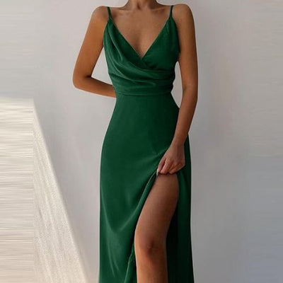 Haven™ | Elegant Satin Dress