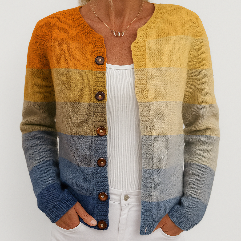 Alina | Women's Floral Knit Cardigan | Versatile Fit