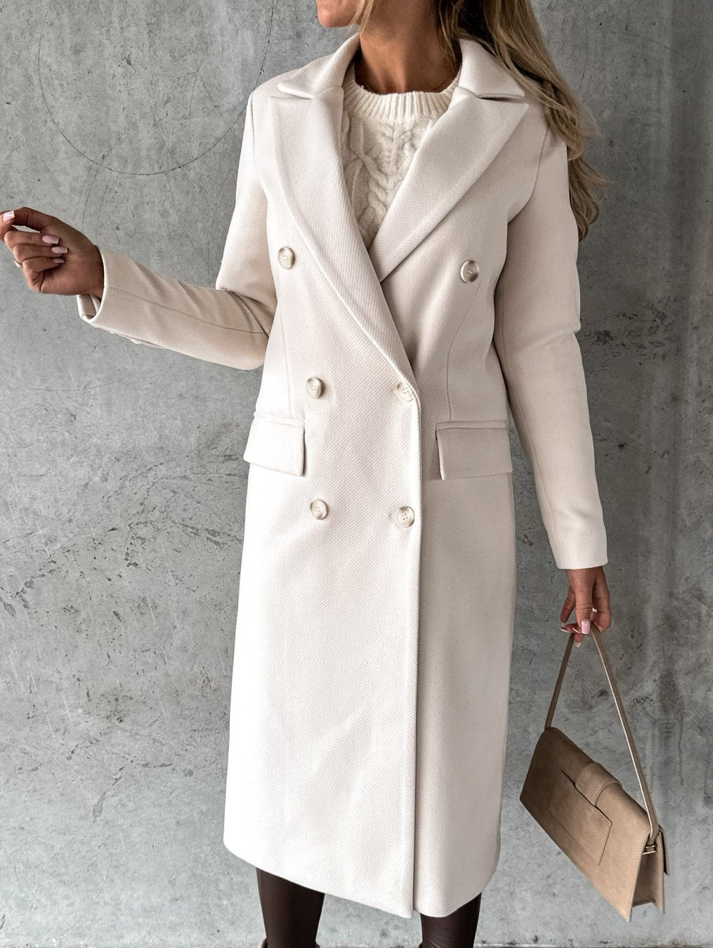 KATE | Long Wool Coat for Women