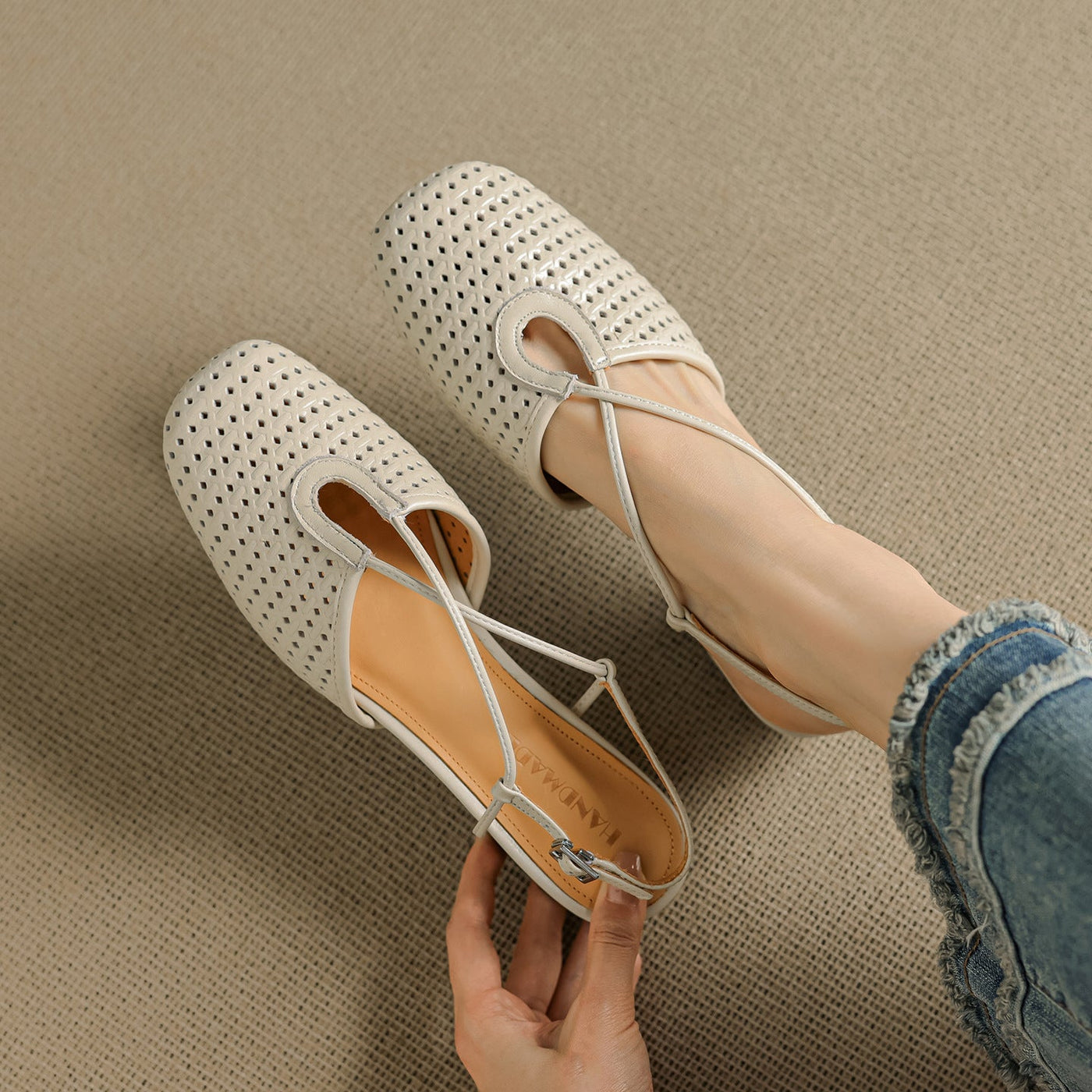 Opal Genuine Slingback Shoes