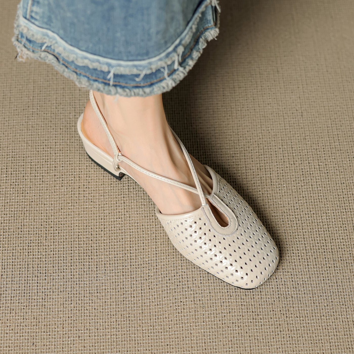 Opal Genuine Slingback Shoes