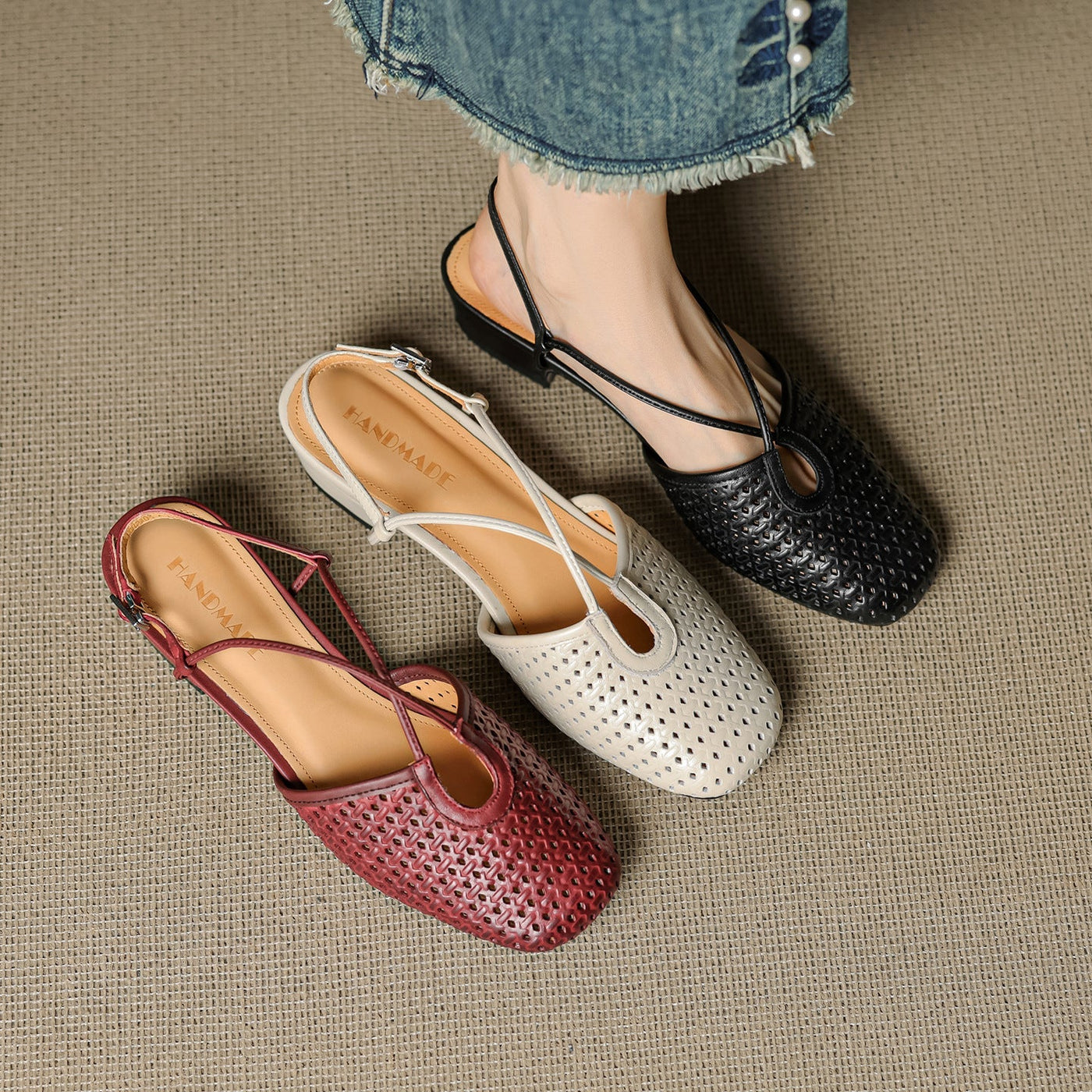 Opal Genuine Slingback Shoes