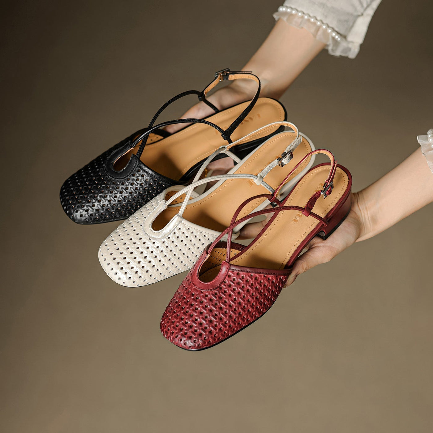 Opal Genuine Slingback Shoes