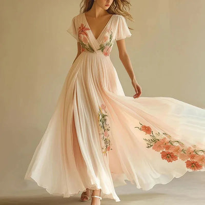 Amelia | Elegant party dresses with V-neck