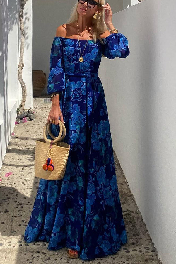 Francesca - Floral Off Shoulder Dress