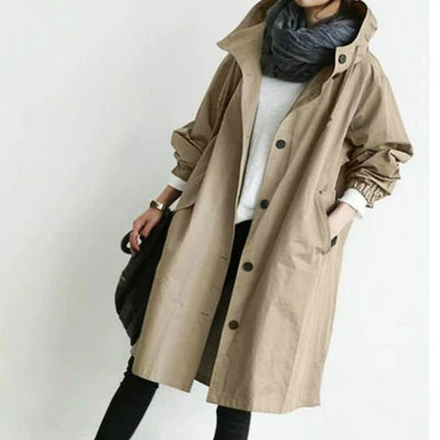 Mandy - Elegant Waterproof Trench Coat