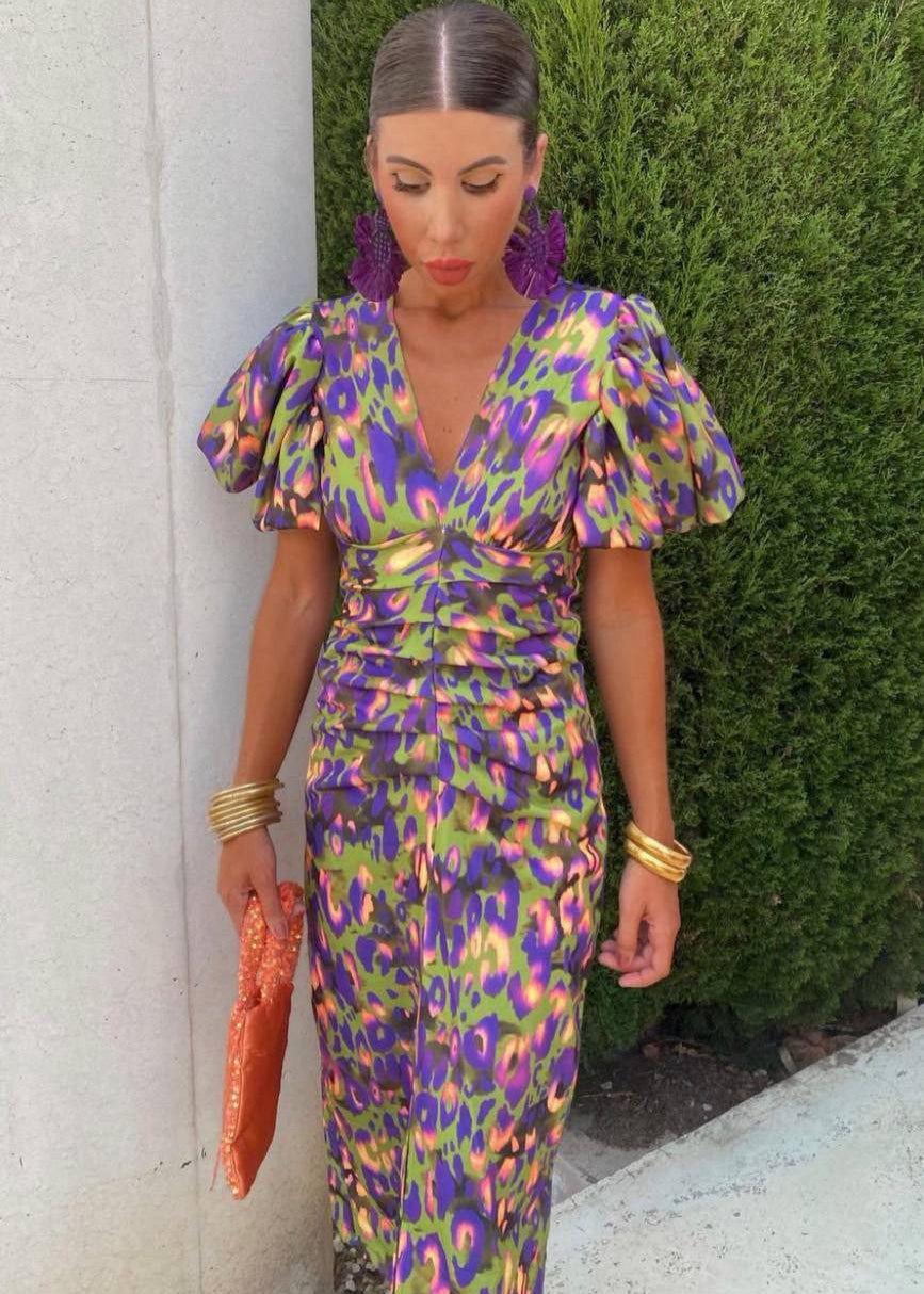 Daline - Elegant and Vibrant Dress