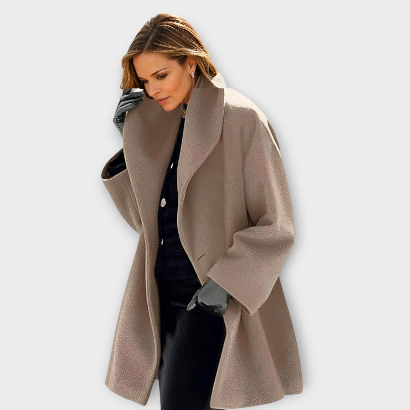 Emma - Premium Wool Windbreaker Coat